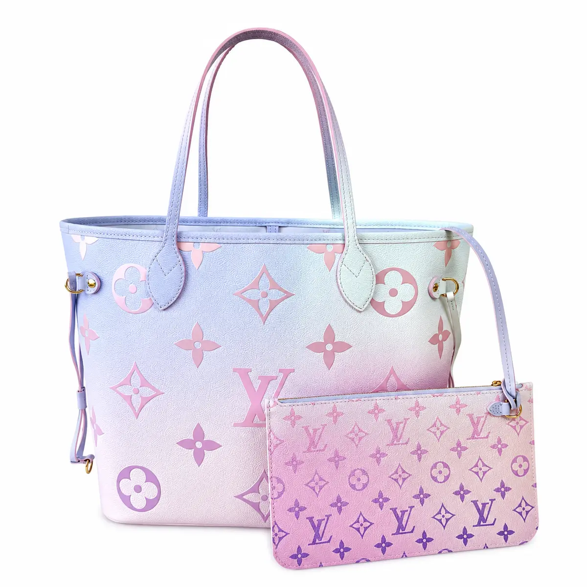 Louis Vuitton Sunrise Pastel Spring in the City Neverfull MM — view 1