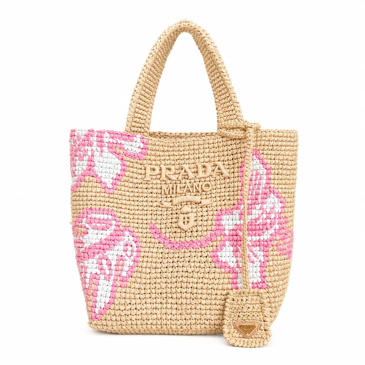 Prada St Barth's Raffia Tote